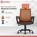 CELLBELL Desire C104 High Back Fabric, Mesh Office Executive Chair ...