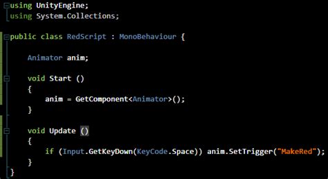 Unity Animator Scripting 的图像结果