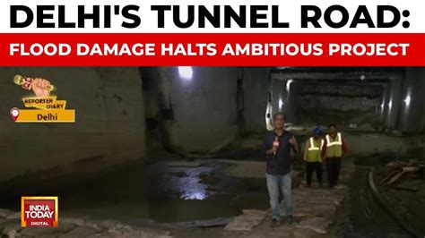 Delhi's ambitious tunnel road project faces major setback due to flood ...