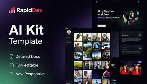 AI Kit Chat/Image/Audio Template | Bubble