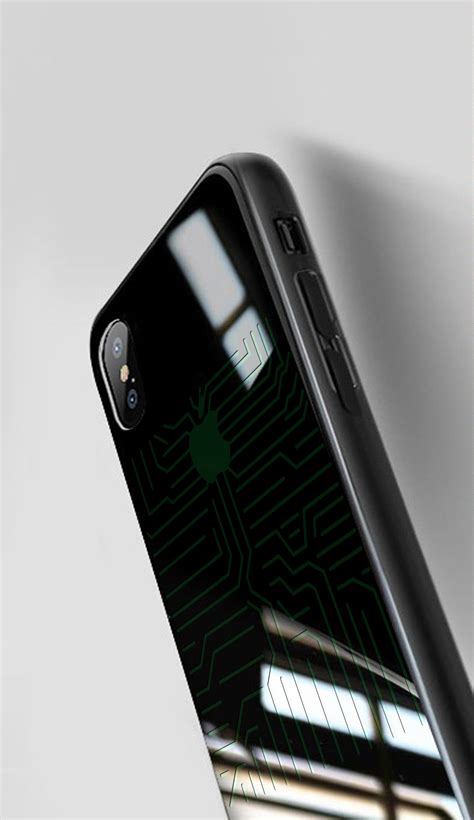 VAKU ® Apple iPhone X / XS LED TRON Series with magical path following ...