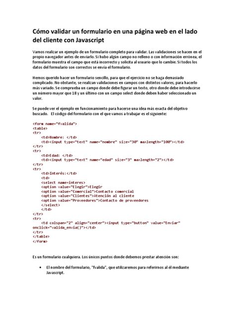 Image result for Vali Dar Formulario JavaScript