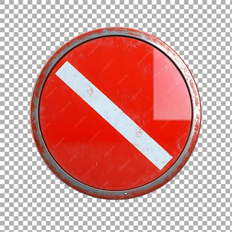 Le panneau d'interdiction rouge en gras de PNG dans un style ...