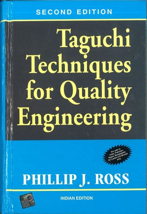 Buy Taguchi techniques for quality engg. Book Online at Low Prices in ...