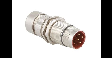 Standard connector, series B, M23 coupling with central attachment