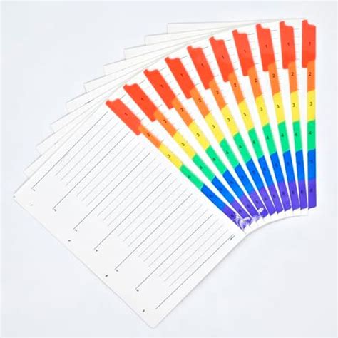 True-Ally A - Z Binder Index Divider A4 - Separators for Box Files ...