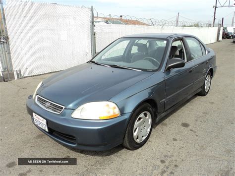 1996 Honda Civic Lx Sedan 4 - Door 1. 6l,