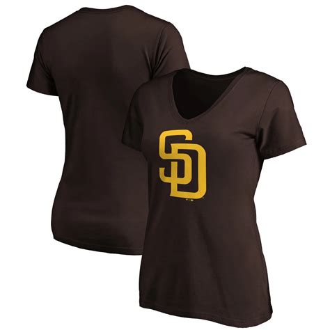 Fanatics San Diego Padres Core Official Logo V-Neck T-Shirt | Academy