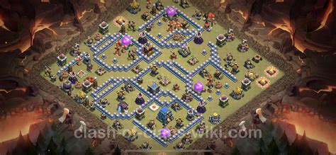 Best War Base TH12 with Link - Town Hall Level 12 CWL Base Copy, #1275