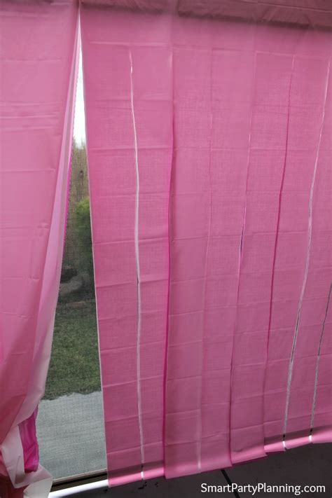 Image result for Plastic Tablecloth Backdrop DIY