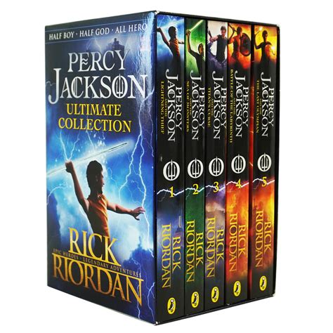 Percy Jackson Collection 5 Books Box Set By Rick Riordan - Ages 7 ...
