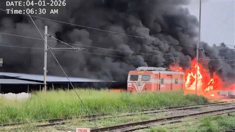 Thrissur railway station fire: Over 500 two-wheelers reduced to ashes ...