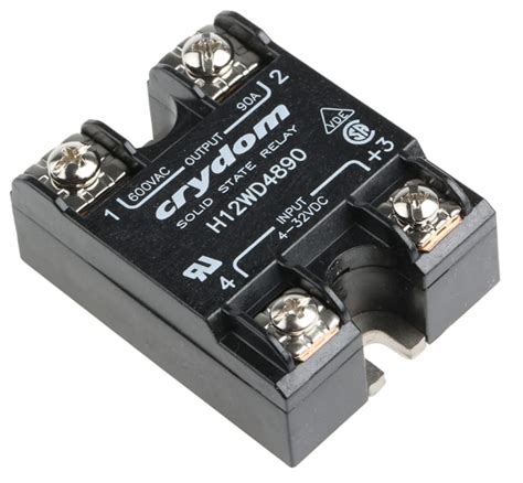 H12WD4890 Sensata / Crydom | Sensata Crydom H1 Series Solid State Relay ...