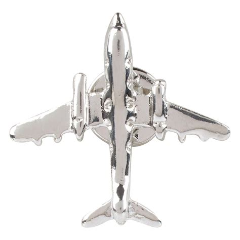 Shining Jewel by Shivansh – Silver-Plated Brass Aeroplane Design Brooch ...