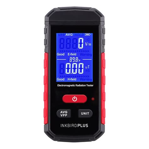 INKBIRDPLUS EMF Meter, Rechargeable Electromagnetic Field Radiation ...