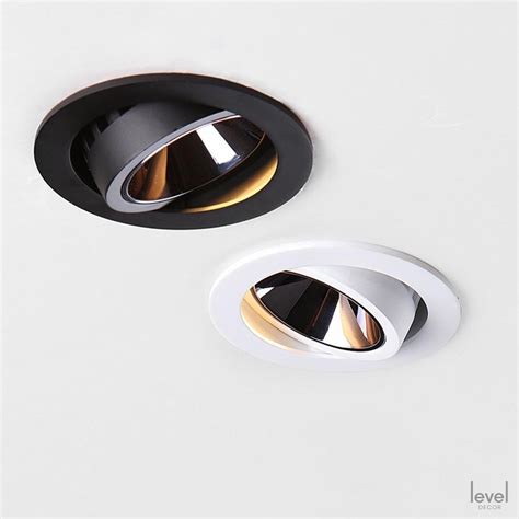 Modern Recessed Dimmable Adjustable Light - White / 12W / Warm White ...