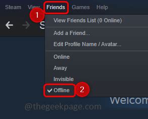 How To Appear Offline Or Invisible In The Steam App