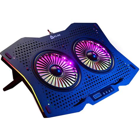 KLIM Halo + Laptop Cooling Stand with RGB backlighting + 11" - 17 ...