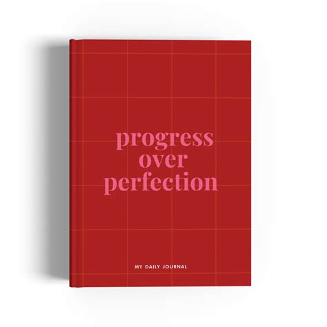 Progress Over Perfection Notebook – The Style Salad