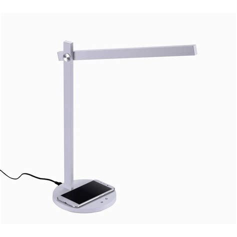 BLACK+DECKER Pure optics 18.5-in Adjustable White Standard Desk Lamp in ...