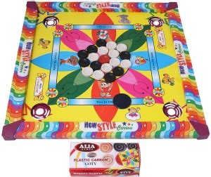 MJ Quality [ 20 X20 INCHES ]CARROM BOARD WITH LUDO GAME Party & Fun ...