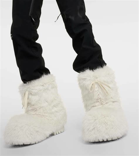 Balenciaga Alaska faux fur snow boots Balenciaga