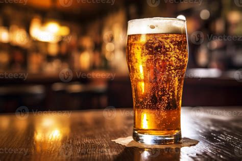 beverage beer drink pint lager pub foam gold glass alcohol. . 25718452 ...