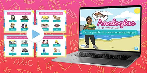Juego interactivo: Analogías - Pensamiento lógico - Twinkl