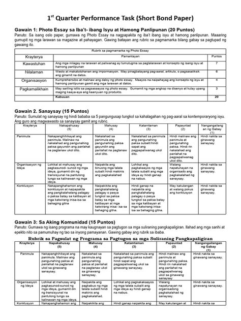 Image result for Performance Task in Math Quarter 1 Week 2