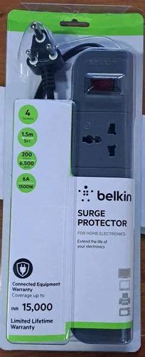 Solar Surge Protection - Belkin Essential Series 4 Socket Surge ...