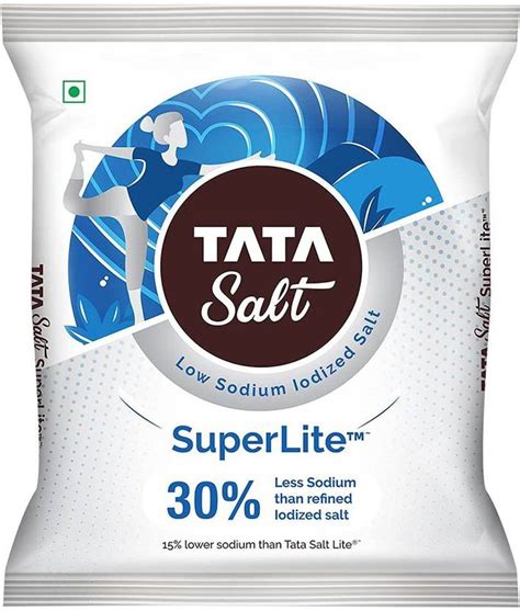 Tata super lite low sodium iodized salt 1 kg Iodized Salt Price in ...