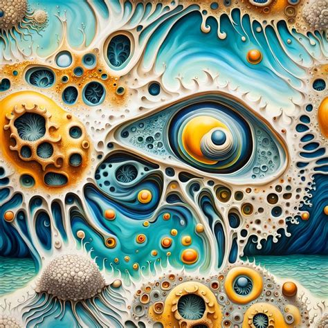 A well defined intricate hyperdetailed whimsical surrealistic texture ...