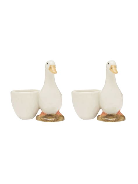 Quail Ceramics Duck with Egg Cups | Table Service | Weston Table