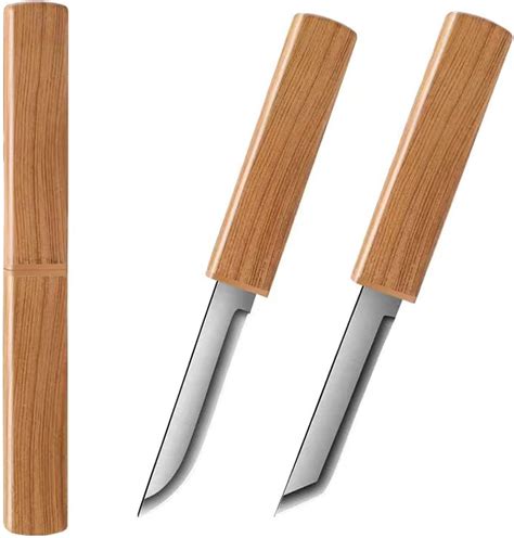 Amazon.com: UNROEVS Kitchen knife Set,Double-edged Knife with Stainless ...