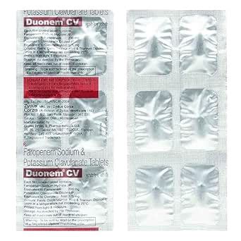 Duonem CV Tablet 6's : Amazon.in: Health & Personal Care