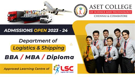 ASET COLLEGE OF SCIENCE AND TECHNOLOGY | LOGISTICS AND SHIPPING COURSE