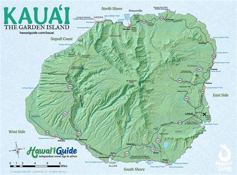 Printable Map Of Kauai - Free Printable Map