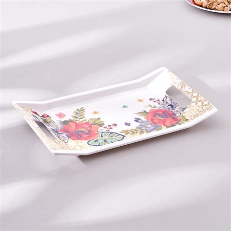 Buy Meadows Theme Farah Melamine Serving Tray - 31x18cm from Home ...