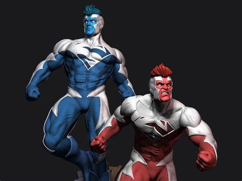 SUPERMAN RED AND BLUE - DC COMICS - STL 3D Print Files – My Stl