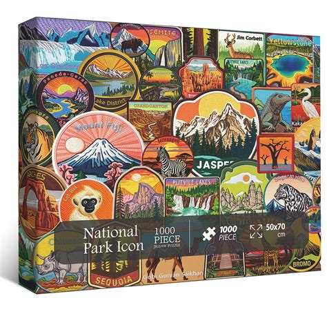 National Parks Jigsaw Puzzle 1000 Pieces – Fun-Puzzle