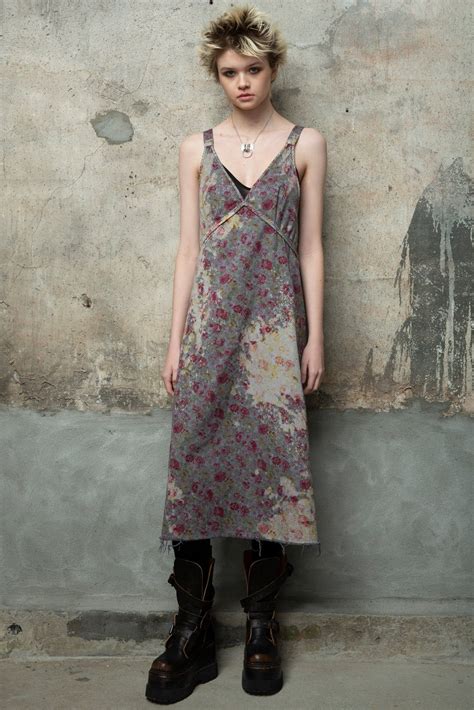 BLEACHED GRUNGE SLIP DRESS in 2024 | Slip dress, 90s slip dress, High ...