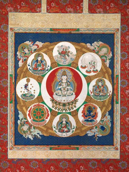 Mandala of the One-Syllable Golden Wheel - 18th Century Buddhist ...