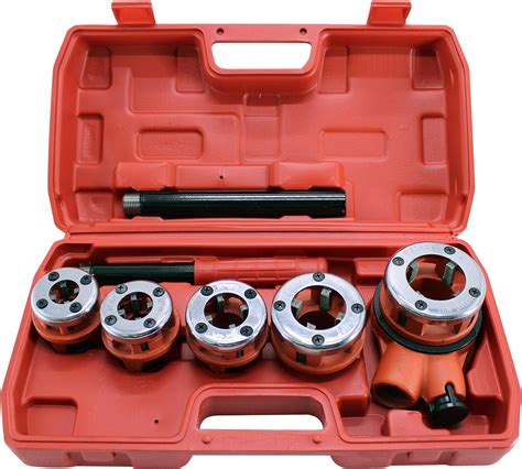 Hfs R Ratchet Pipe Threader Kit Ratcheting Pipe Threading Tool ...