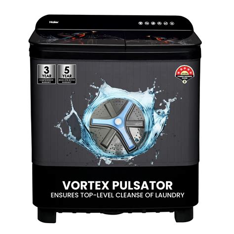 Haier 9 kg 5 Star Toughened Glass & Vortex pulsator Semi Automatic Top ...