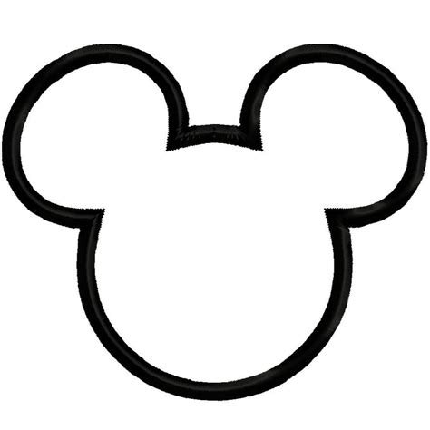 Mickey Mouse Silhouette Printable Customize And Print