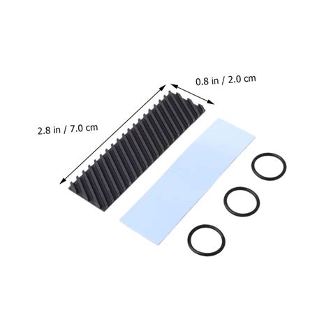 Buy KOMBIUDA 2pcs Drive SSD Mm Cooling Computer Coating Accessory State ...