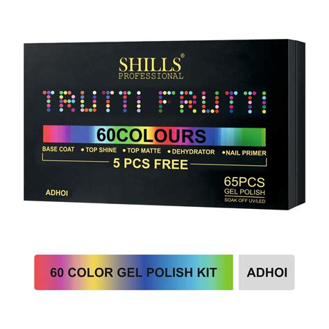 Shills Professional Gel Polish Kit | 65 Colors Matte & Glossy