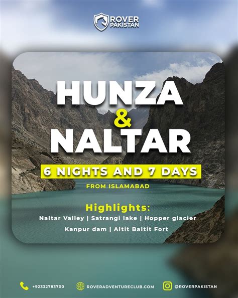Hunza and Naltar, Rover Adventure Club, Karachi, Pakistan-74600, Karad ...