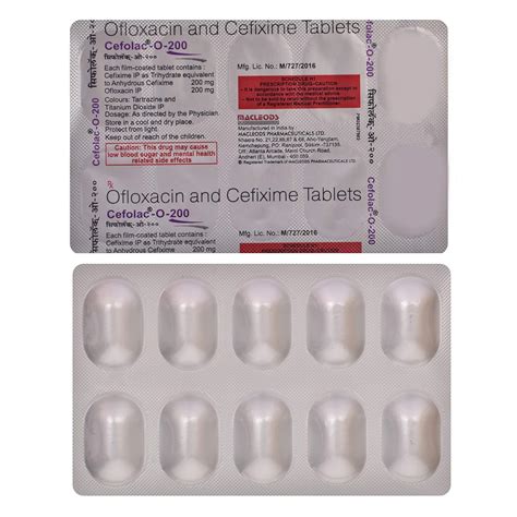 Cefolac-O-200 - Strip of 10 Tablets : Amazon.in: Health & Personal Care