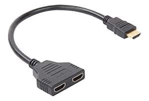 Buy look see 1080P HDMI Male to Dual HDMI Female 1 to 2 Way Splitter ...